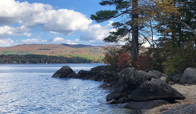 Wellington State Park, New Hampshire, USA